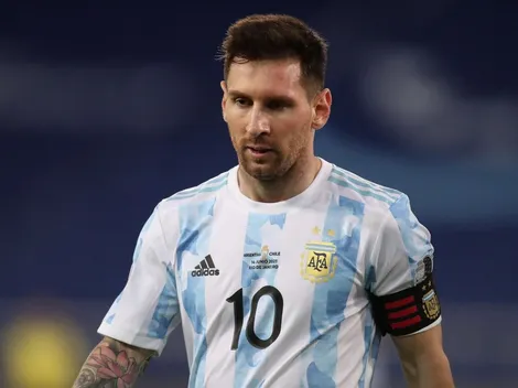 Números de Messi no empate com o Chile na estreia da Copa América