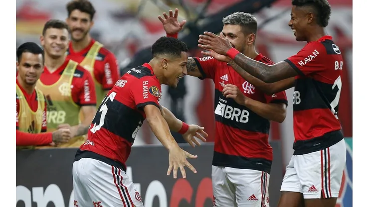 Comemoração de gol do Flamengo