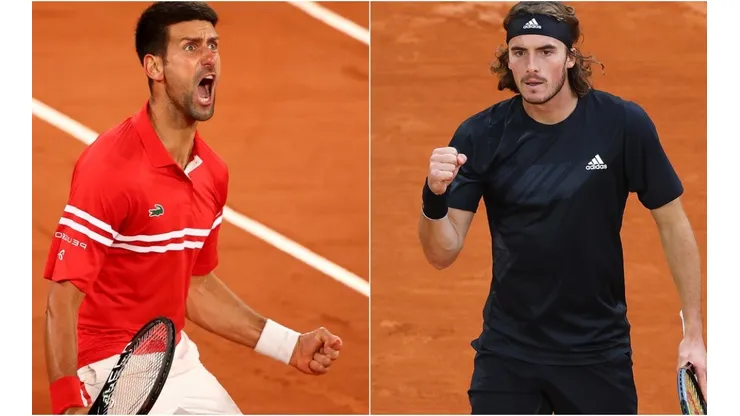 Novak Djokovic x Stefanos Tsitsipas se enfrentam neste domingo (13), em Paris, pela final do Roland Garros