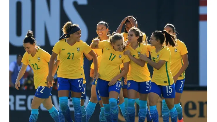 Jogadoras da seleção brasileira feminina soltam comunicado sobre escândalo na CBF: "Nossa luta pelo respeito e igualdade vai além dos gramados". (Foto: Getty Images)