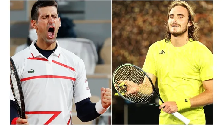Novak Djokovic x Stefanos Tsitsipas se enfrentam neste domingo (13), pela final do Roland Garros