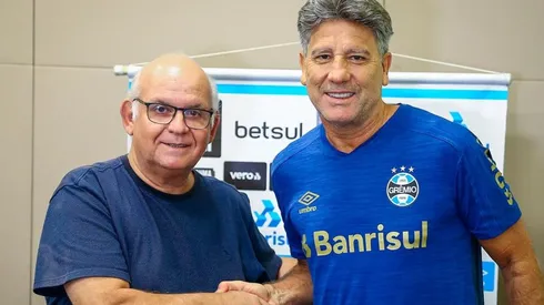 Renato que deu oportunidades ao jogador - Foto: Lucas Uebel/Flickr Oficial do Grêmio/Divulgação.