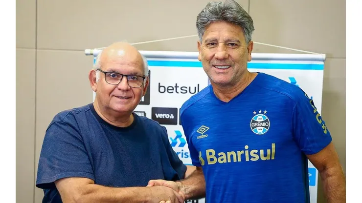 Renato que deu oportunidades ao jogador - Foto: Lucas Uebel/Flickr Oficial do Grêmio/Divulgação.
