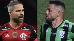 Flamengo e América-MG se enfrentam neste domingo (Foto: Getty Images e Fernando Moreno/AGIF)