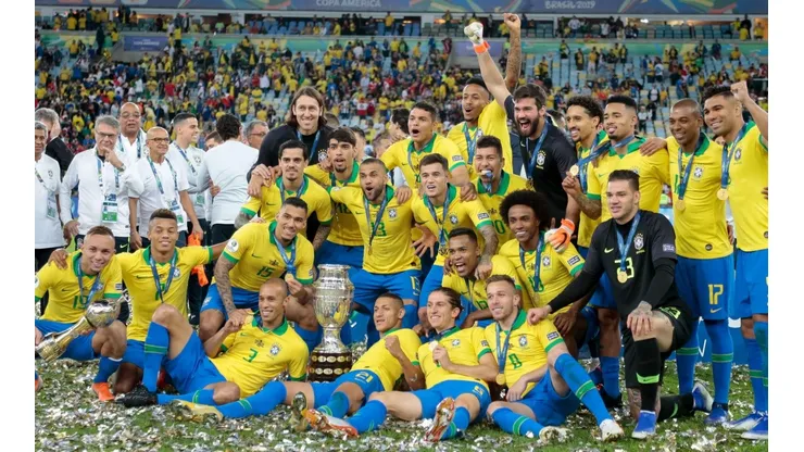 Seleção brasileira conquistou a Copa América pela última vez em 2019 (Foto: Marcello Zambrana/AGIF)