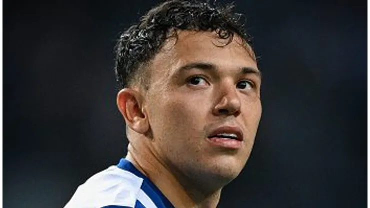 Pepê durante partida entre Porto e Bayern Leverkusen, no Estádio do Dragão, pela UEFA Champions League, no dia 04/10/2022. Foto: Octavio Passos/Getty Images