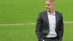 Treinador concedeu entrevista coletiva depois da vitória sobre o América-MG (Foto: Marcello Zambrana/AGIF)