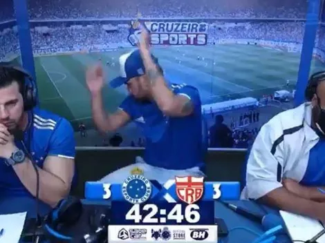 Narrador cruzeirense se desespera com gol do CRB e surta ao vivo: "Vá tomar banho, quem aguenta isso??"