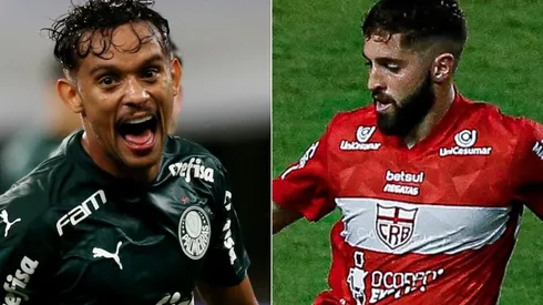 Palmeiras e CRB se enfrentam nesta quinta-feira (Foto: Getty Images e Alisson Frazao/AGIF)