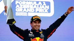 Pérez foi o vencedor da prova em Baku, neste domingo (6)