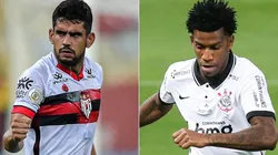 Atlético-GO e Corinthians se enfrentam nesta quarta-feira (Foto: Thiago Ribeiro/AGIF e Getty Images)