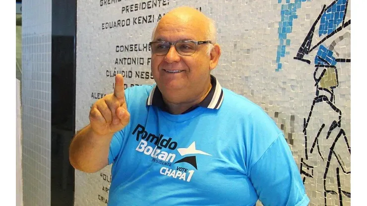Presidente confirmou o acerto com o jovem - Foto: Lucas Uebel/Flickr Oficial do Grêmio/Divulgação.