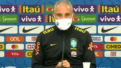 Tite comenta sobre acusações contra Neymar. (Foto: Reprodução Vídeo)