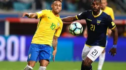 Brasil venceu o Equador no último jogo entre as seleções