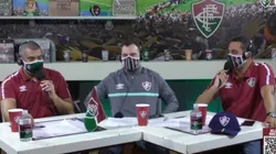 Presidente do Fluminense fala sobre volta de Thiago Silva. (Foto: Reprodução Vídeo)