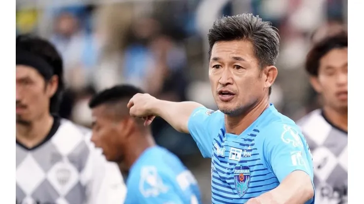 Kazu Miura, primeiro japonês a jogar no Santos é homenageado pelo PES 2021. (Foto: Getty Images)