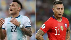 Lautaro e Vargas são duas armas ofensivas das equipes (Foto: Getty Images)
