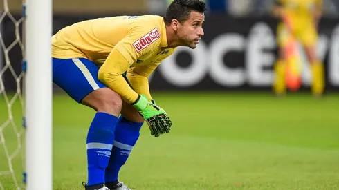 Fábio em partida pelo Cruzeiro