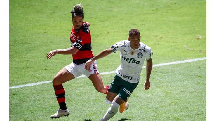 Flamengo e Palmeiras decidiram a Supercopa do Brasil na temporada de 2021 (Foto: Getty Images)