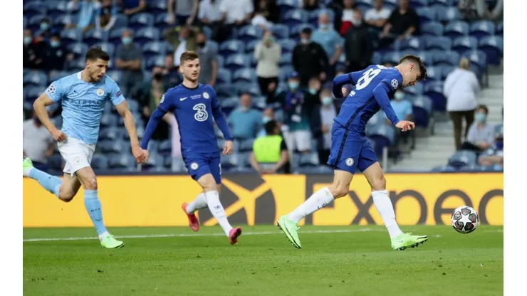 Havertz marcou o gol que vai dando a vantagem ao Chelsea (Foto: Getty Images)
