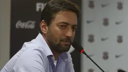 Presidente confirmou que o atacante não joga - Foto: Daniel Augusto Jr/ Agência Corinthians.