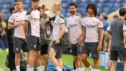 Manchester City treina no Estádio do Dragão na véspera da final