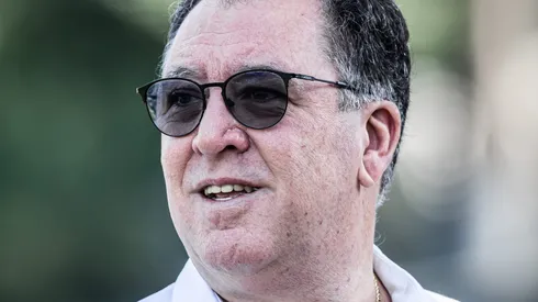 Marcelo Teixeira no CT Rei Pelé. Foto: Raul Baretta/ Santos FC