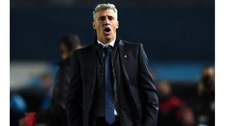 Hernán Crespo foi o comandante do São Paulo no Paulistão de 2021 (Foto: Getty Images)
