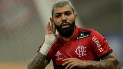 Gabigol provoca Fluminense após conquistar mais um título do estadual em cima do rival. (Foto: Thiago Ribeiro/AGIF)