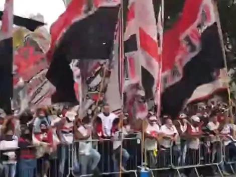 Torcedores do São Paulo estão na porta do Morumbi para acompanhar a final do Paulistão