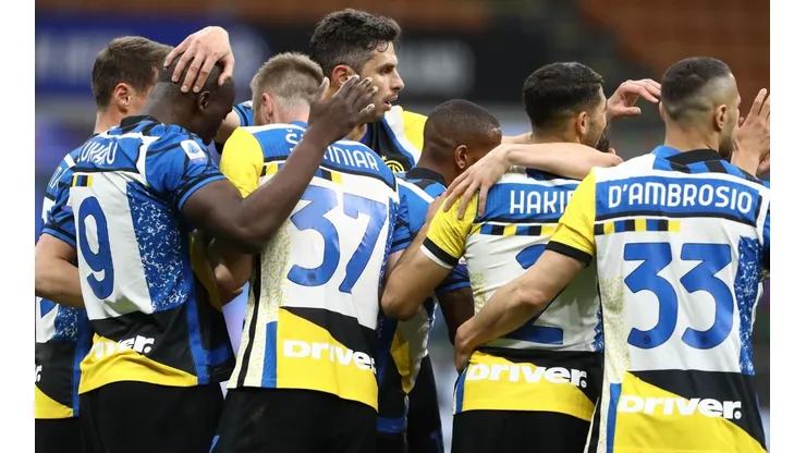 A Inter de Milão, em partida do Campeonato Italiano (Foto: Getty Images)