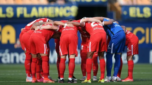 Jogadores do Sevilla em partida do Campeonato Espanhol (Foto: Getty Images)