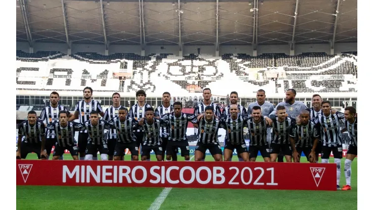 Atlético-MG é campeão Mineiro de 2021. (Foto: Fernando Moreno/AGIF)