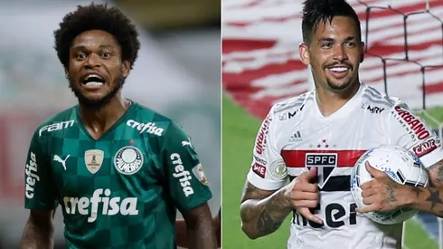 Luiz Adriano e Luciano são duas armas ofensivas das equipes (Foto: Getty Images)