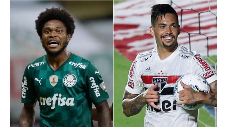 Luiz Adriano e Luciano são duas armas ofensivas das equipes (Foto: Getty Images)