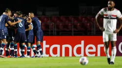 Novillo marcou o gol da vitória do Racing sobre o São Paulo (Foto: Getty Images)