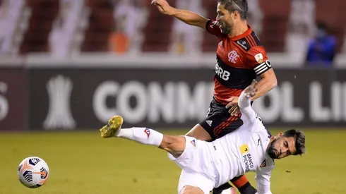 No primeiro turno da chave, o Flamengo venceu a LDU por 3 a 2