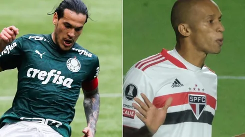 Gustavo Gómez e Miranda são duas seguranças defensivas das equipes (Foto: Getty Images e Marcello Zambrana/AGIF)