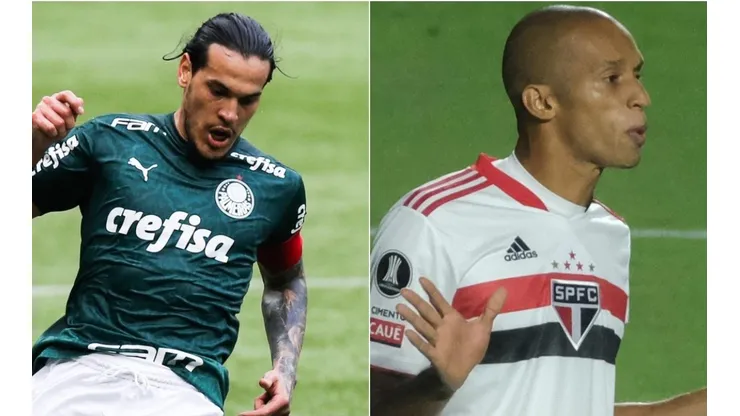 Gustavo Gómez e Miranda são duas seguranças defensivas das equipes (Foto: Getty Images e Marcello Zambrana/AGIF)