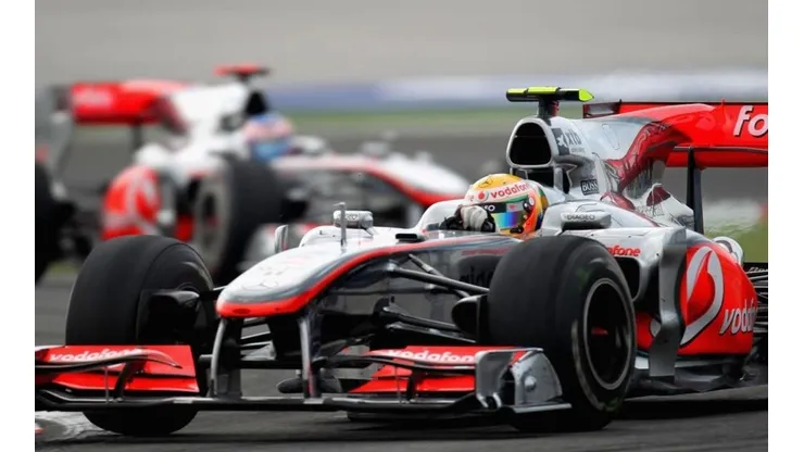 Carro da McLaren da primeira vitória de Lewis Hamilton é leiloado. (Foto: Getty Images)
