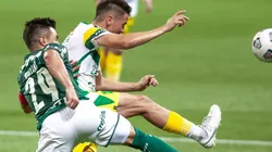 Palmeiras e Defensa y Justicia vão empatando por 2 a 2 (Foto: Marcello Zambrana/AGIF)