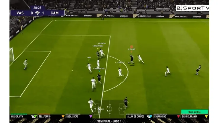 Vasco levou a melhor em duelo "melhor de cinco" contra o Atlético-MG (Foto: Reprodução/YouTube/eSporTV)