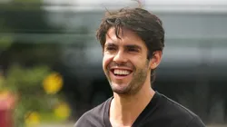 Kaká fica encantado com Crespo