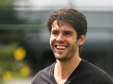 Kaká fica encantado com Crespo