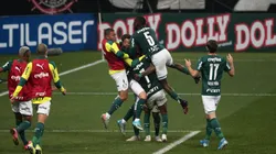 Memes da vitória do Palmeiras sobre o Corinthians. (Foto: Ettore Chiereguini/AGIF)