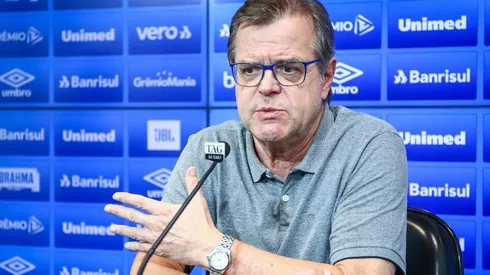 VP salientou que o Imortal está no mercado em busca de opções - Foto: Lucas Uebel/Flickr Oficial do Grêmio/Divulgação.