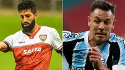 Aragua e Grêmio se enfrentam nesta quinta-feira (Foto: Reprodução/Twitter e Getty Images)