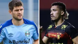 Montagem: fotos de Divulgação Lucas Uebel/Grêmio e Anderson Stevens/Sport