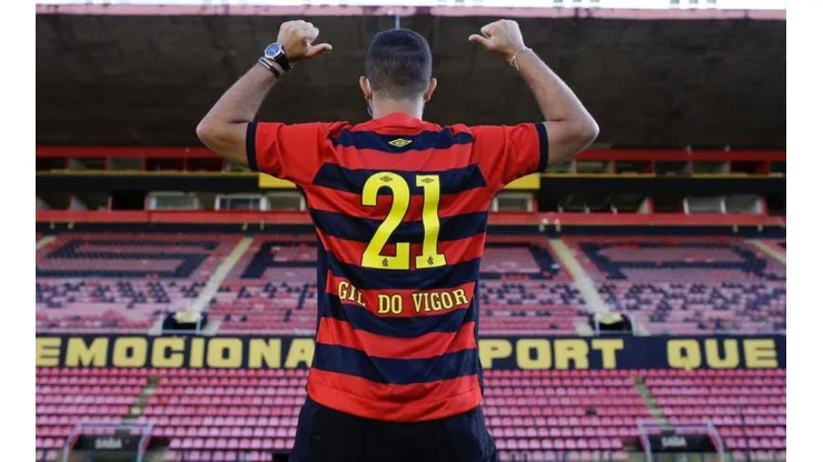 Gil do Vigor na Ilha do Retiro — Foto: Anderson Stevens / Sport Club do Recife