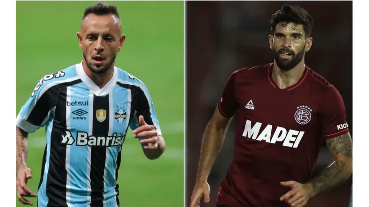 Grêmio e Lanús se enfrentam nesta quinta-feira (Foto: Fernando Alves/AGIF e Getty Images)